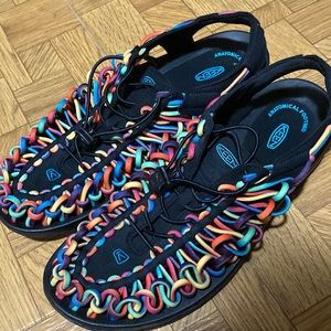 🌈 Keen Uneek Hybrid Shoe in Rainbow Tie Dye